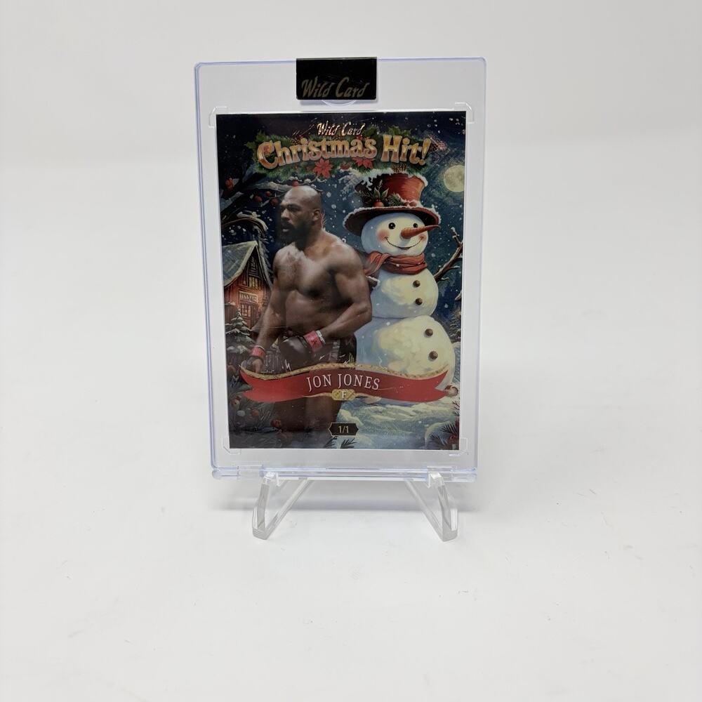 Jon Bones Jones 2025 Wild Card Holiday Hits UFC Christmas Hit 1/1